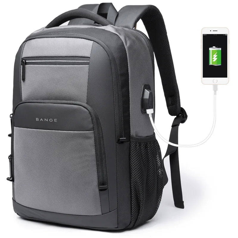Lightweight 15.6 inch Laptop Backpack Waterproof USB Charge Port Multifunctional Travel Hiking School Bag Mochila for Men