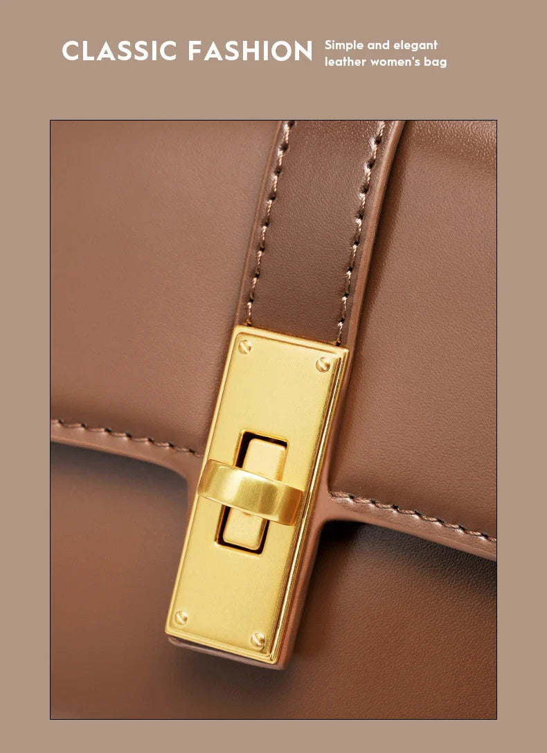 Women Genuine Leather Shoulder Bag Female Fashion Handbag Totes Small Underarm Bag Casual Daybag Mini Purse -KG1313