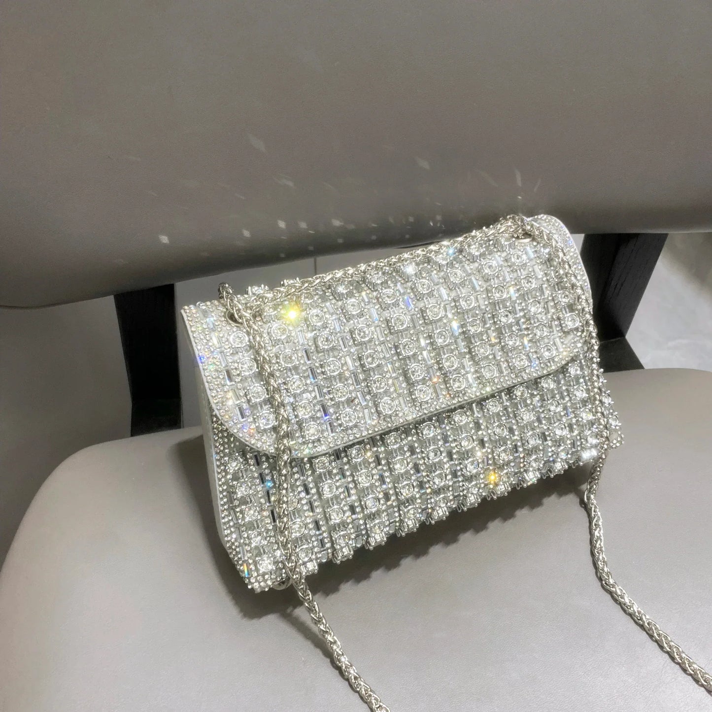 Rhinestones Evening clutch Bag Purses and handbag luxury Designer shoulder bag Shiny Crystal Clutch purse Woman's bag