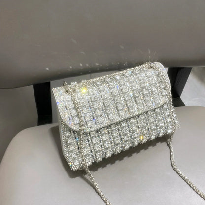 Rhinestones Evening clutch Bag Purses and handbag luxury Designer shoulder bag Shiny Crystal Clutch purse Woman's bag