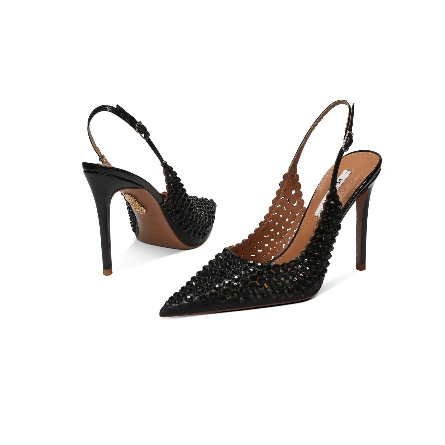 Diamond high heels for women in2025with a single button back strap,sexy wedding shoes for brides,slim heels,pointed toe sandals