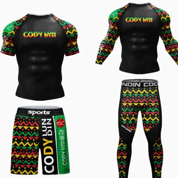 Ensembles de survêtement d'entraînement Rashguard pour enfants, combinaison de sport pour figurines, uniforme de grappin