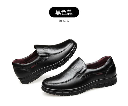 Handmade Shoes Genuine Leather Casual Shoes For Men Flat Platform Walking Shoes Outdoor Footwear Loafers Breathable Sneakers