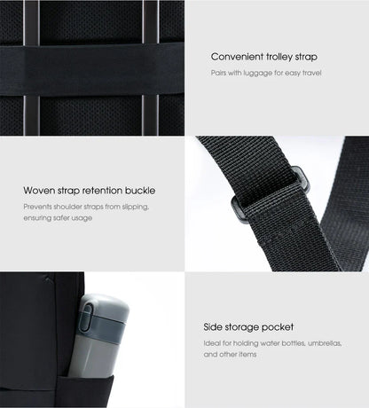 Classic Business Backpack 2 Fashion Laptop Bag for Men and Women Travel Large Capacity Backpack