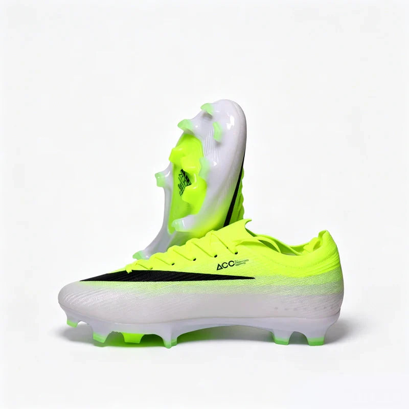 New Mens Football Boots Youth FG/TF Training Studded Fast Soccer Cleats Boys Non Slip Football Shoes Chuteira Campo 35-45