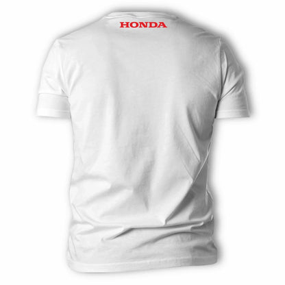 2026 Men's and Women's T-shirts, Summer Y2K Style, Honda Racing High-End Pure Cotton Short-Sleeve Shirts