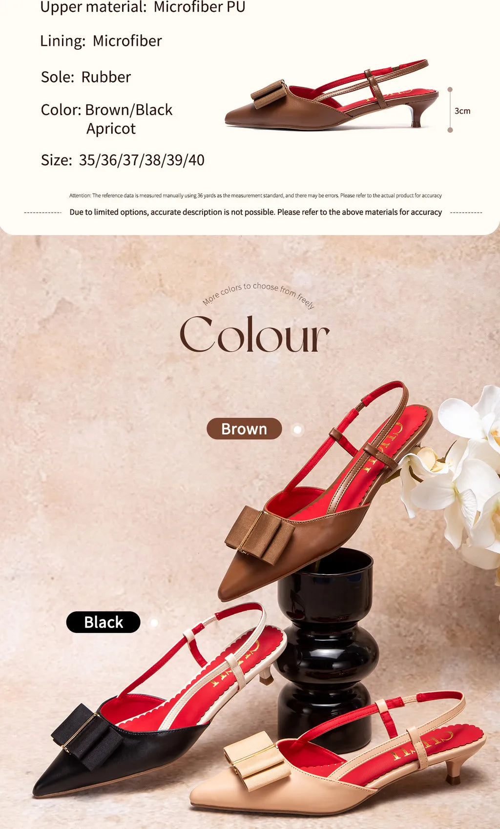 Woman High Heels Brown New Summer Strap Design Pointed Casual Elegant Workplace Ladies Classic Sandals