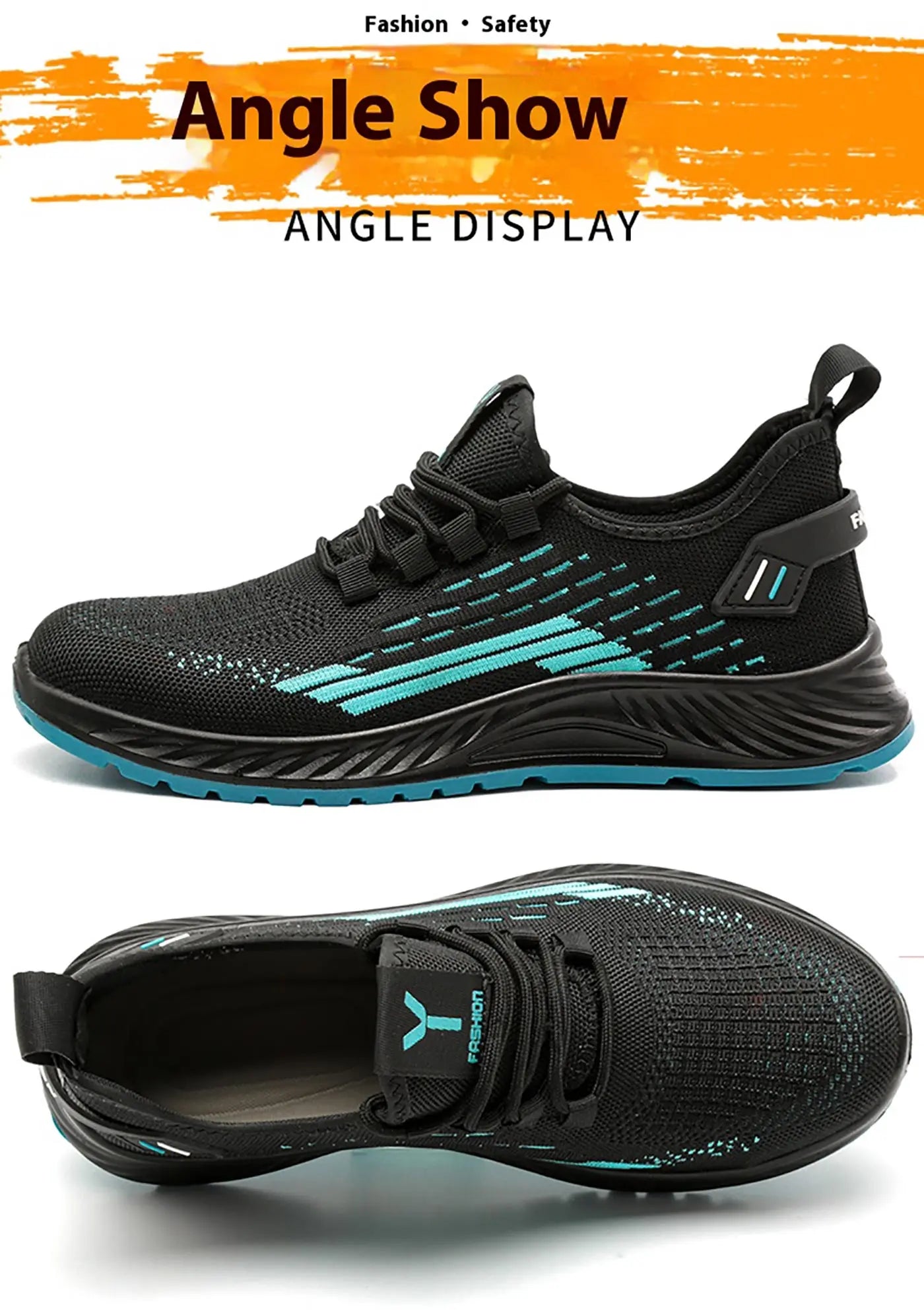 Summer New Breathable Insulated Safety Shoes Anti smashing, Anti piercing, Wear resistant Work Shoes