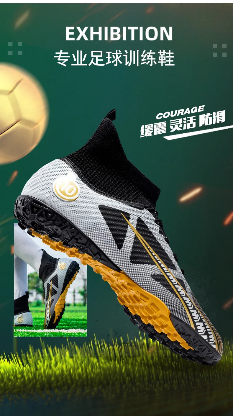 Professional Football Boots Men Soccer Shoes Society Football Cleats Ultralight Training Soccer Sneakers Men Outdoor Sports Shoe