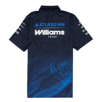 2026 New Williams Racing Polo Shirt Carlos Sainz 55 Alex Albon 23 Outdoor Sports Quick Dry T-shirt Men's Casual Plus Size Polos