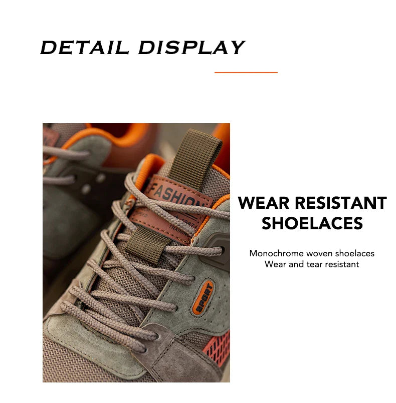 Anti-Puncture Work Shoe For Man  breathable Safety Work Sneakers with iron Toe Indestructible shoes Breathable Work Boots