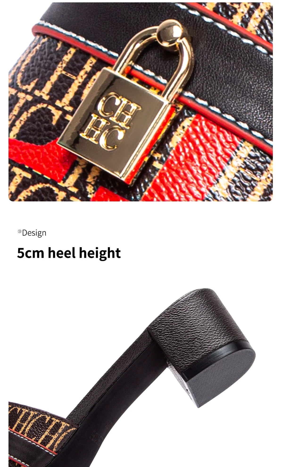 Woman Middle Heel Slippers Luxury Brand Women's Shoes Retro Design 2025 Summer New
