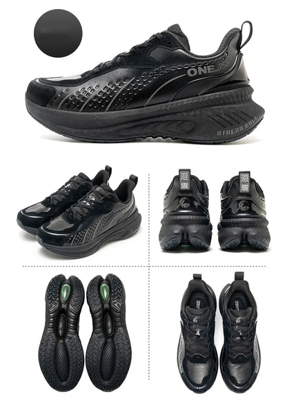 Winter Training Running Shoes for Men Sport Shoes Leather Warm Wear-resistant Female Jogging Shoes Walking Sneakers
