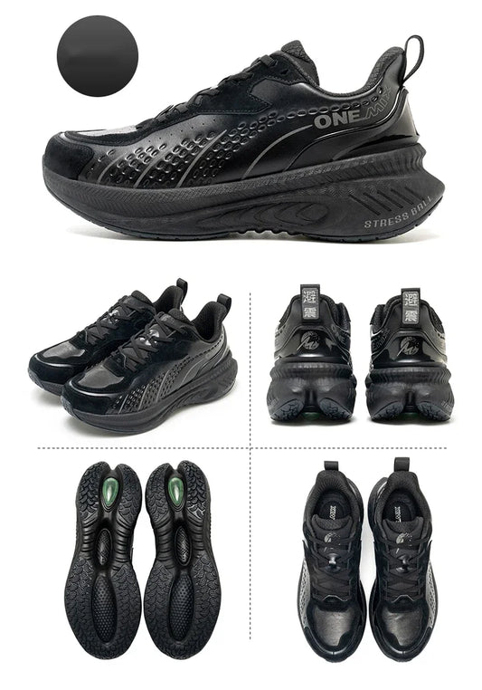 Winter Training Running Shoes for Men Sport Shoes Leather Warm Wear-resistant Female Jogging Shoes Walking Sneakers