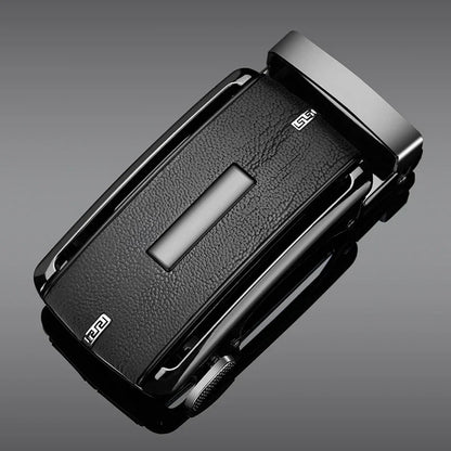 High quality ratchet belt buckle men DIY leather belt accessories 3.3-3.5cm width alloy automatic belt buckle