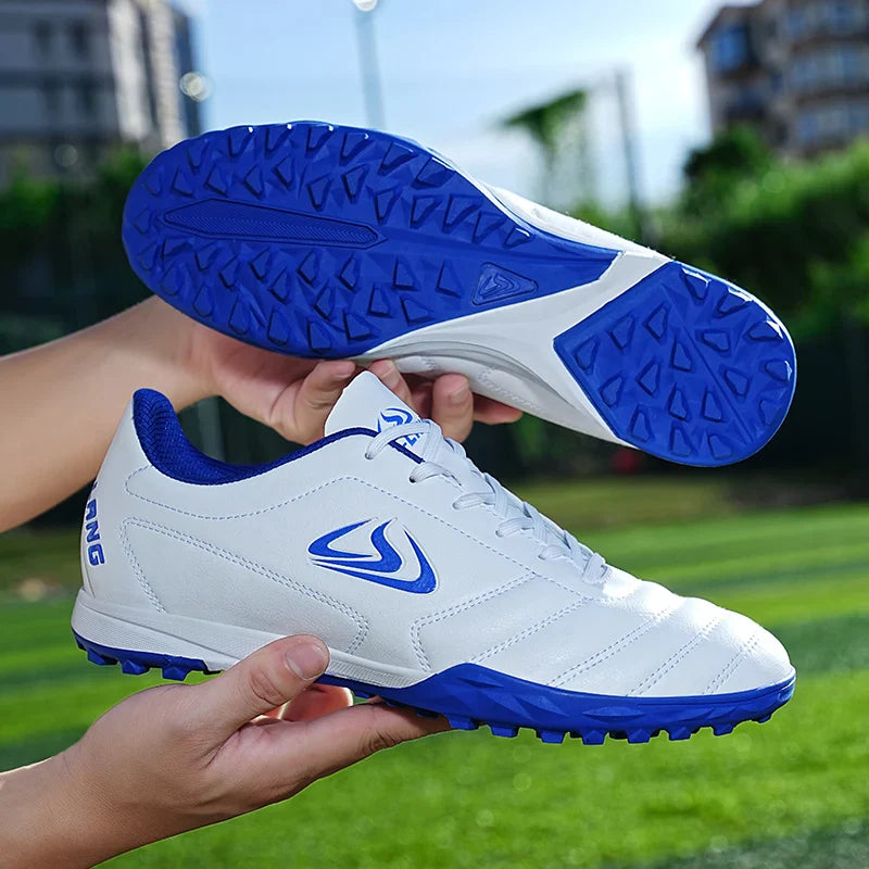 New Men Football Boots Futsal Soccer Shoes TF FG Grass Cleats Comfortable Outdoor Training Shoes Match Breathable Sport Indoor