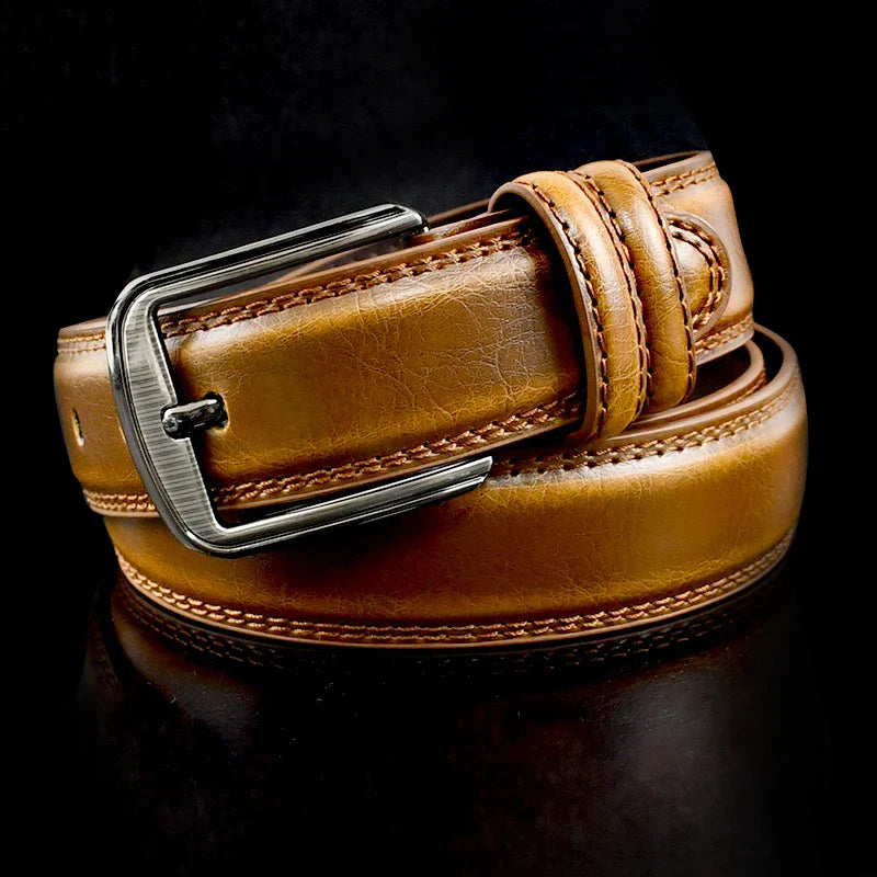 1Pc 3.7*110-130cm Men's 2nd Cowskin Leather Belts Male Designer Business Waistband Crafts for Adults Jeans Accessories