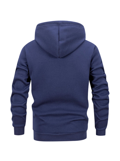 Men's Zip Hoodie Jacket Hooded Sports Outdoor Daily Basic Casual Autumn Winter Hoodies Sweatshirts Cardigan Jacket