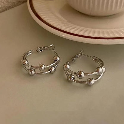 Jewelry Sweet Heart Rhinestone Butterfly Shape Dangle Earrings for Women Silver Color Korean Fashion Y2K Piercing Earring