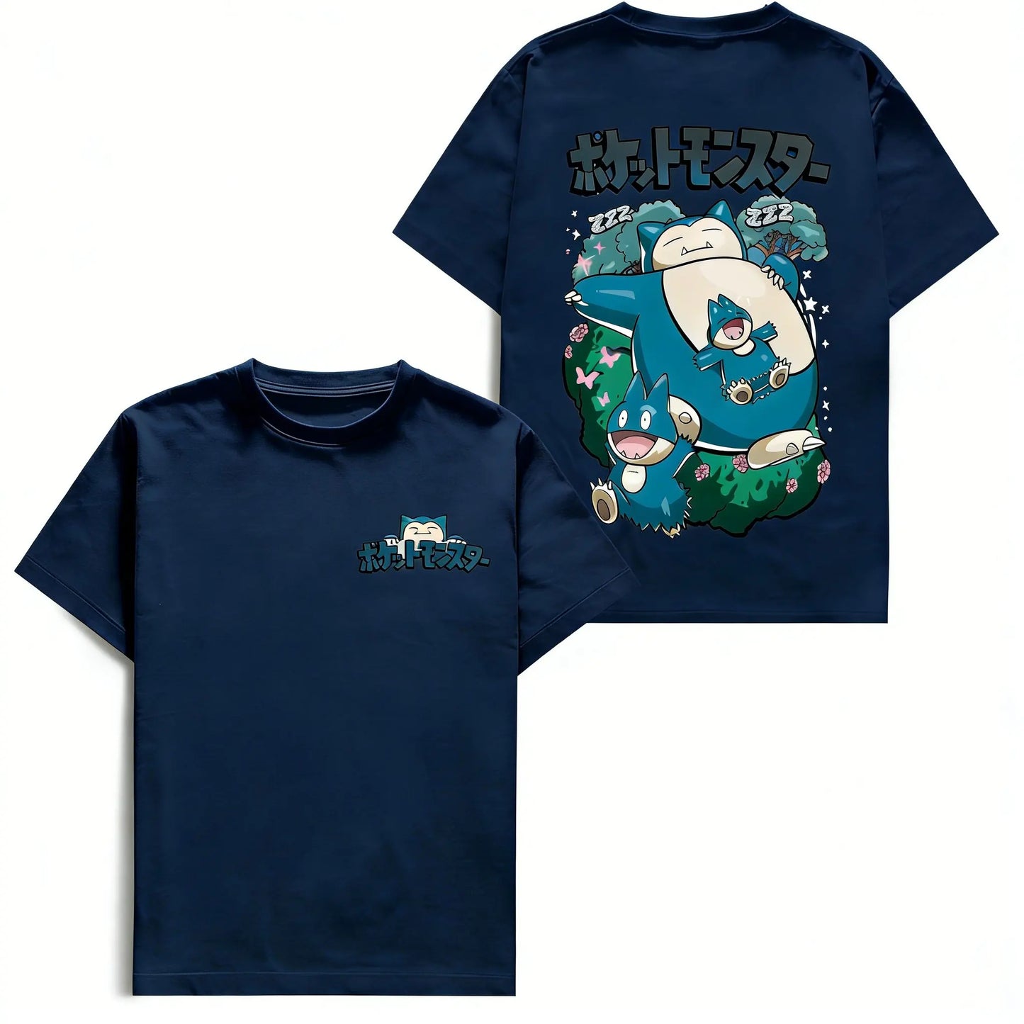 Anime Cotton Graphic T Shirt Men Women 2026 Summer Y2k Short Sleeve Tee Casual Tops Snorlax Kawaii Streetwear Fashion