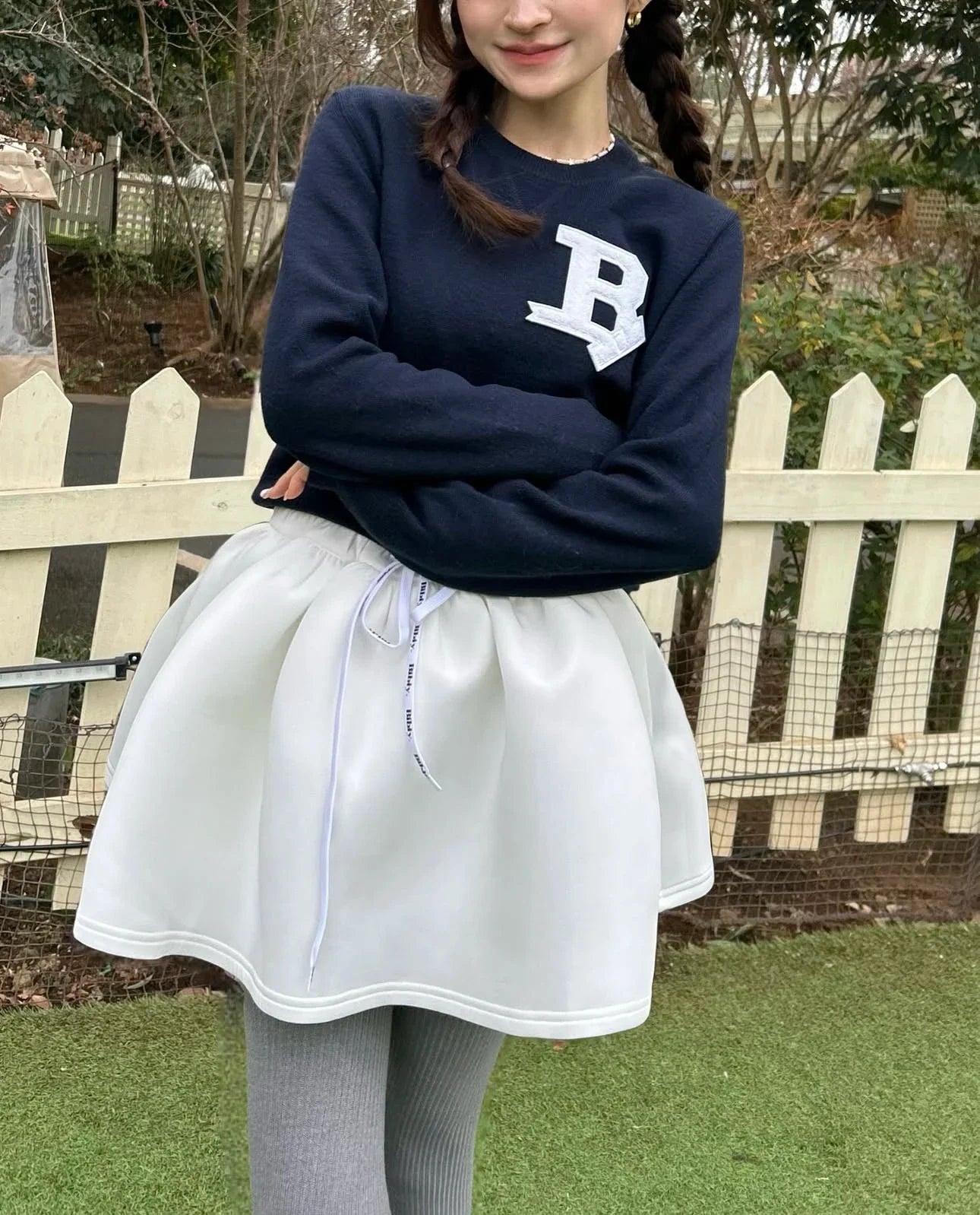 New Japanese Style Drawstring Casual Cute Girl Skirt 2025 Spring and Summer Sweet Ladies Elastic Waist Kawaii Short Skirt Women