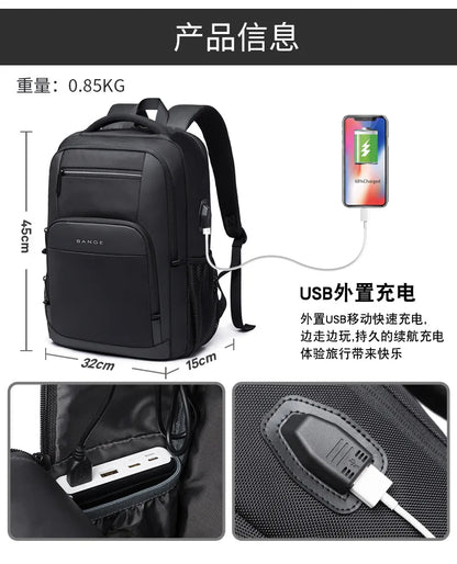 Men's Designer Laptop Bag School Bags for Boys Male Motorcycle Tactical Business Sports Travel Backpack Men