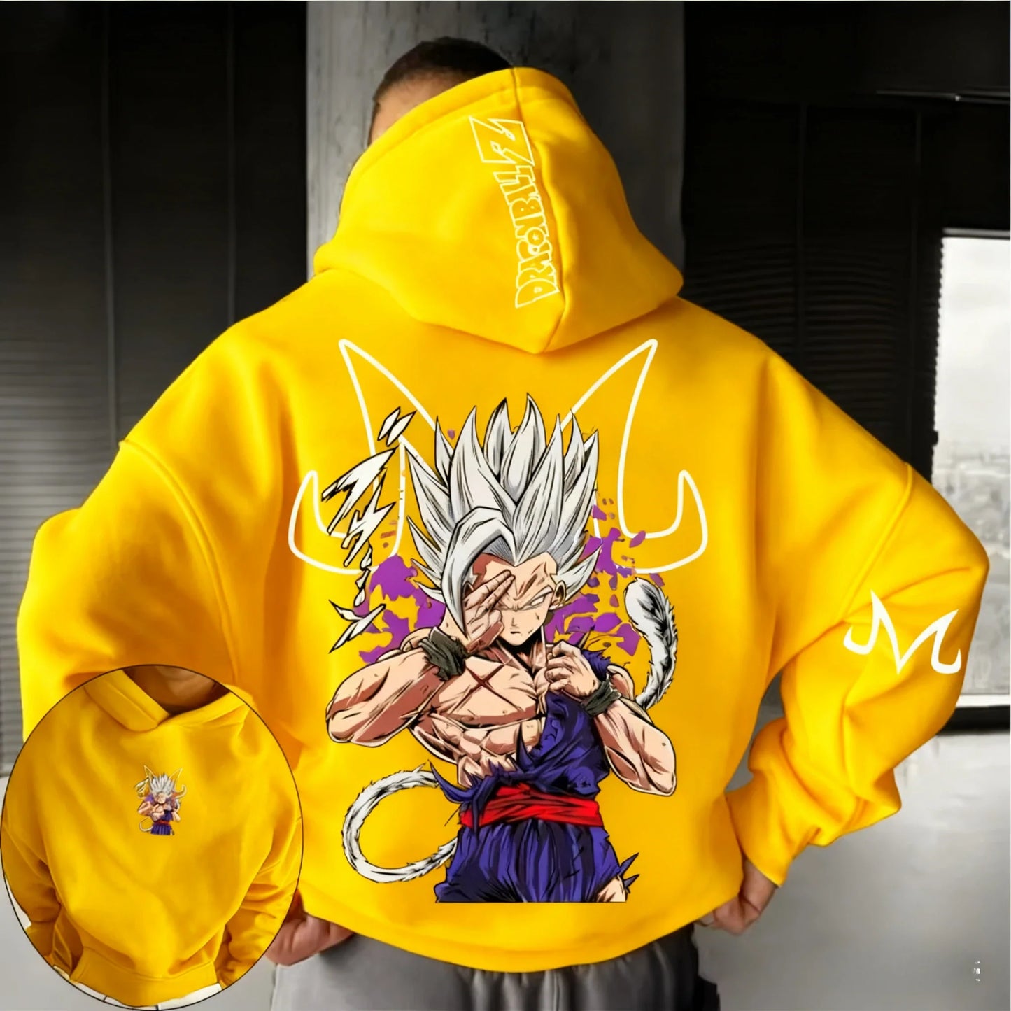Dragon Ball Anime Beast Gohan Printed Hoodie  Spring/Autumn Men's and Women's Loose Casual Harajuku Large Parent Child Top