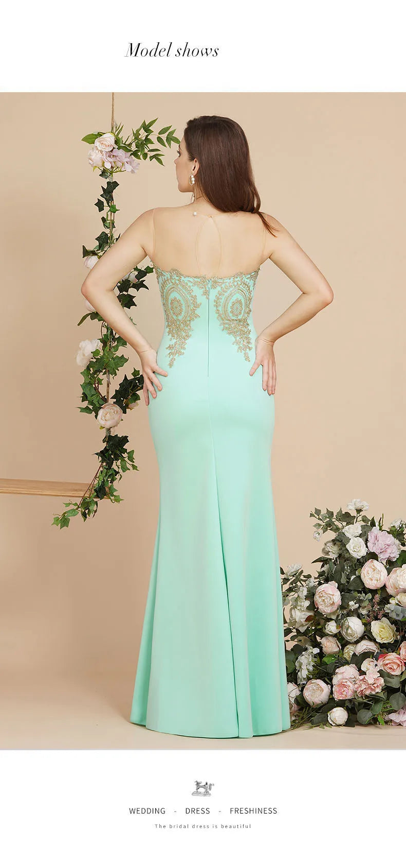 2024 Hot Sale Gold Appqulies Sweetheart Illusion Wedding Guest Gown Elegant Bridesmaid Dresses Maxi Floor Length Mermaid Gowns