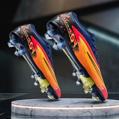 New Men Football Boots Ankle Professional Non-Slip TF/FG Soccer Shoes Boys Sneakers Match Comfortable Sports Shoes Unisex