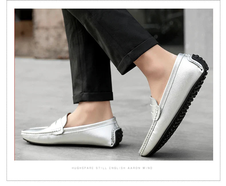 Loafers Shoes Men Fashion Shoes New Spring Comfy Men's Flats Moccasins Classic Original Leather Men Casual Shoes