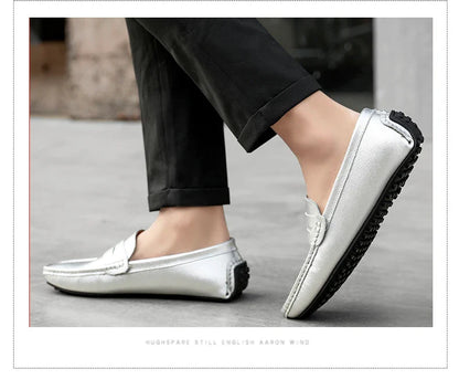 Loafers Shoes Men Fashion Shoes New Spring Comfy Men's Flats Moccasins Classic Original Leather Men Casual Shoes