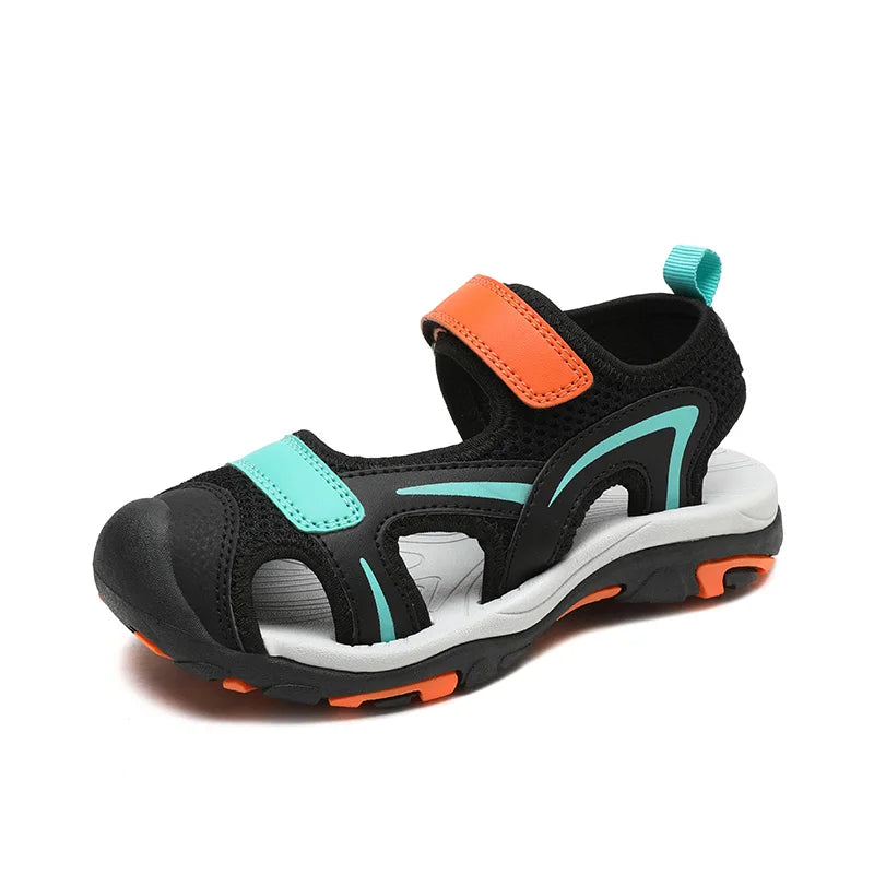 2025 Summer Boys Sandals Kids Shoes Fashion Flats Toddler Baby Girls Sandals Non-slip Casual Beach Children Outdoor Shoes