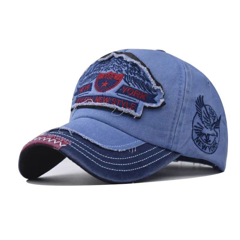 Baseball Cap Men's Fashion Embroidered Pentagram Letter Caps Men Casual Cotton Designer Hip Hop Hat Snapback