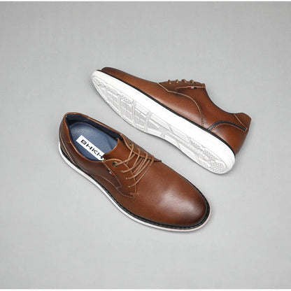 Genuine Leather Dress Shoes Comfy Men Casual Shoes Smart Business Work Office Lace-up Men Shoes