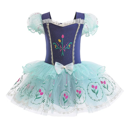 Girl Ballet Dancing Dress Party Fancy Sequined TUTU Dress Princess Girl Clothes Baby Girl Stage Shows Party Costumes