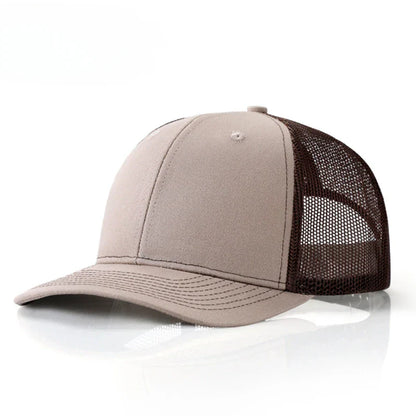 Custom embroidered logo hat Men's and women's mesh cap cotton baseball cap design DIY picture printing logo hat Summer sun hat