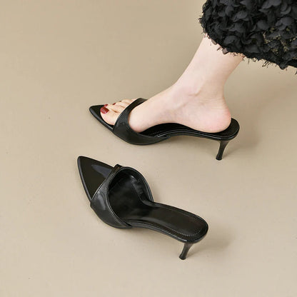 Women's High Heels Summer Women Fashion Classic Pointy Open Toe Stiletto Heels Sexy Women's Party Women's Sandals