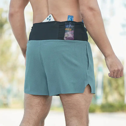 Marathon Running Shorts Men 2 In 1 Quick Dry Workout Training Fitness Jogging