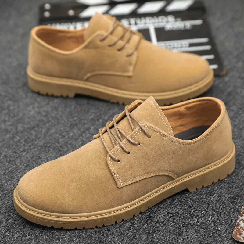 Luxury Brand Mens Casual Shoes Black Men Leather Shoes Fashion Lace Up Platform Work Shoes Wedding Formal Dress Oxfords Shoes