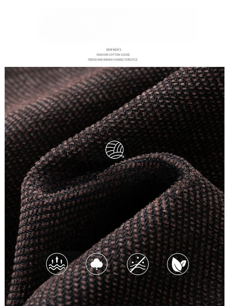 Men's Winter Fleece Elastic Casual Pants Thick Warm Soft Business Stretch Slim Trousers Streetwear Fashion Korean Brand Clothes