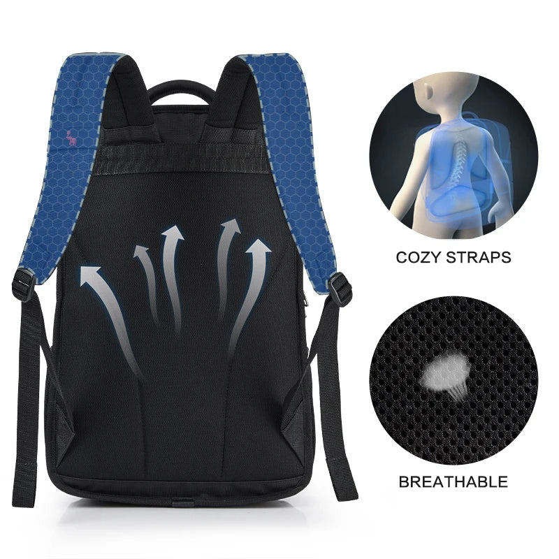 Laptop Backpacks 15.6 Inch School Bags Waterproof Nylon 29L Casual Shoulder Bagpack Travel Teenage Men's Backpack Mochila