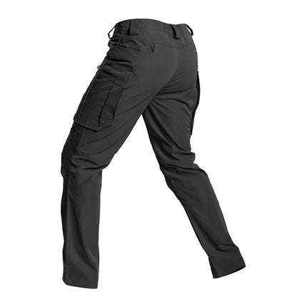 NewMen's Tactical Cargo Pants Waterproof Trousers with Multi Pockets for Outdoor Sports Hiking Hunting Fishing Work Casual Pants