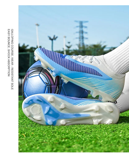 New Football Shoes Professional Low-top Soccer Field Cleats Outdoor Breathable Athletic Spikes Youth Boys Football Shoes Unisex