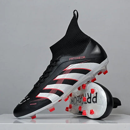 New Men Match Professional Football Boots Non-Slip TF/FG Soccer Shoes Boys Sneakers Comfortable Ankle Sports Shoes Unisex