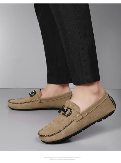 The 2025 new men's soft-soled comfortable casual shoes are versatile Lazy people can wear them on one foot Size 46 size 47