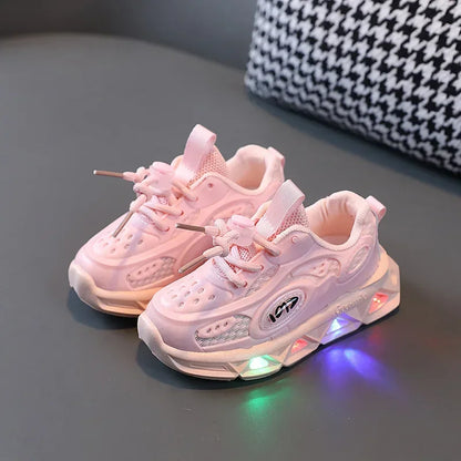 New LED Child Trainers 1-8Years Old Boy Girl Tennis Shoe Sport Shoe for Toddlers Glowing Kid Sneakers Kids Shoe