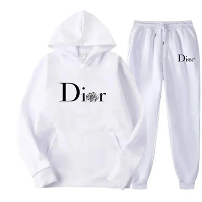 New Men's Fashion Fitness Outdoor Jogging and Casual Sets, Autumn Two-piece Long-sleeved Sweatshirts and Sweatpants for Men