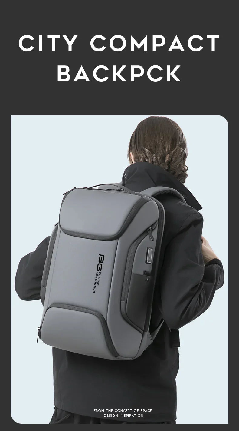 Business USB Charging Smart Backpacks Fits 15.6 Inch Laptop Commute Backpack WaterProof Carry On Bag for Men Travel Bags