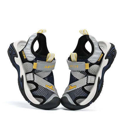 Kids Beach Sandals for Boys New Summer  Boy Shoes Closed Toe Safty Shoes Children Sandals