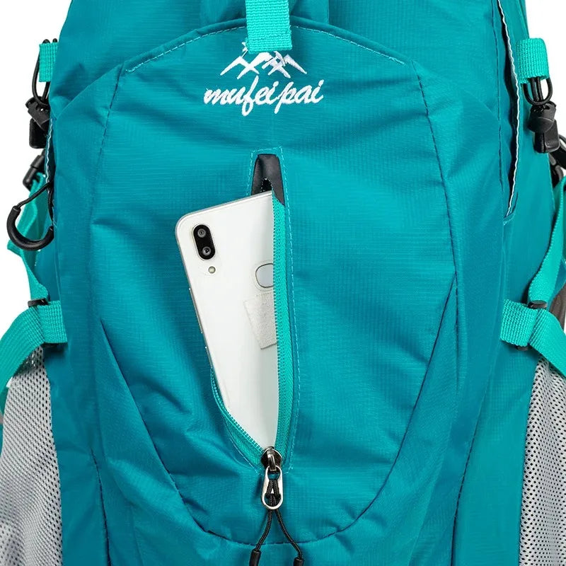 Outdoor Hiking Rucksack Backpack Mountaineering Bag for Men Women Sports Trekking Backpack Light Travel Camping